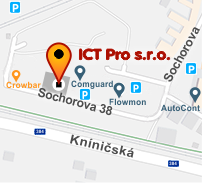 ICTPro - mapa Brno (ICT a softskills kurzy)