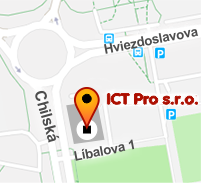 ICTPro - mapa - Praha (ICT kurzy)